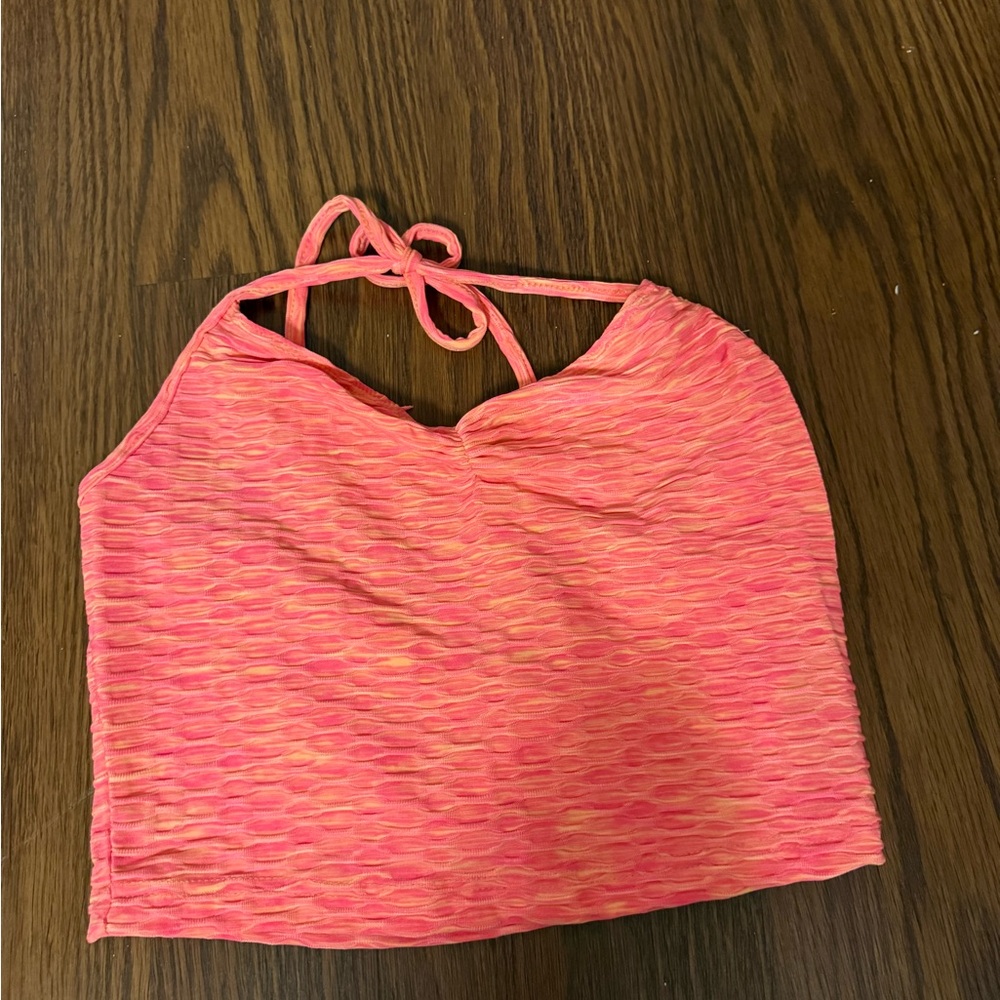 Pink Halter Top